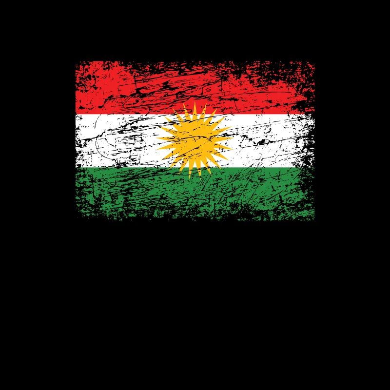 Kurdistan drapeau kurde drapeau utilisé-look