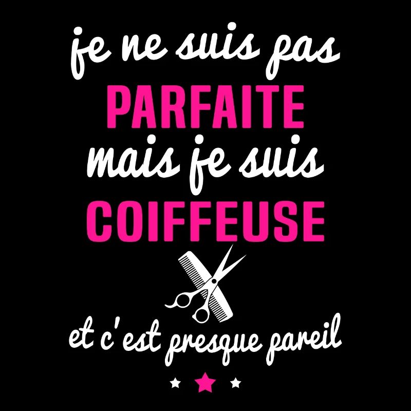 Femme coiffeuse presque parfaite