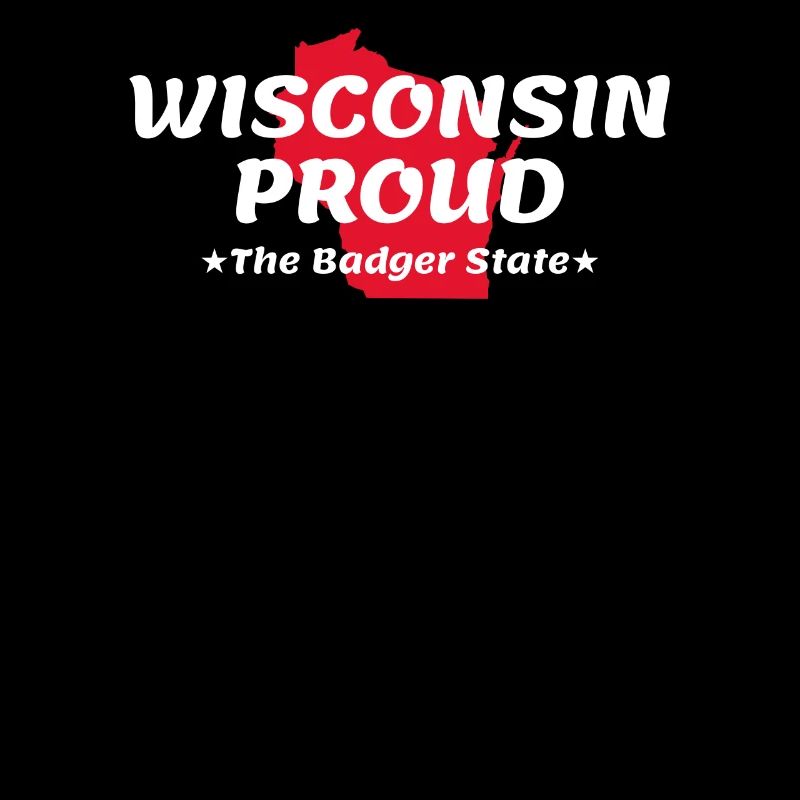 Wisconsin Proud State Devise The Badger State print