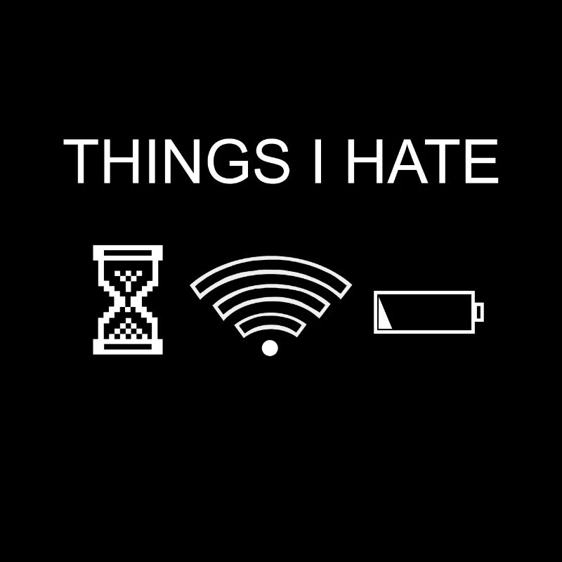 Programmeur drôle Gamer Things que je déteste