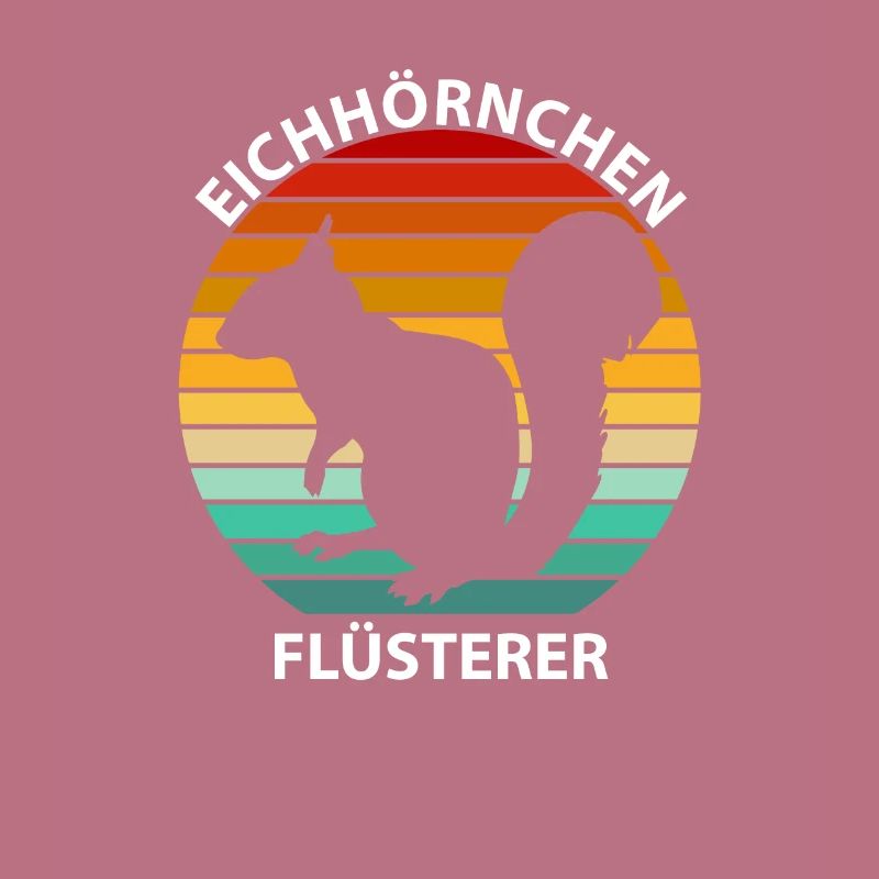 Eichhörnchen Flüsterer Eichkätzchen Squirrel Retro