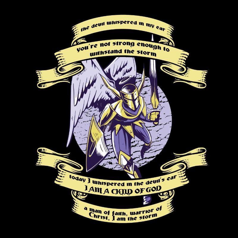 Jesus devil religion man storm message