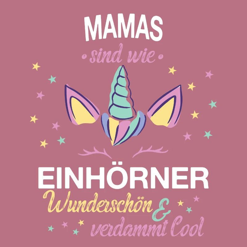 Mama Mutter Beste Mama Eltern Einhorn Spruch