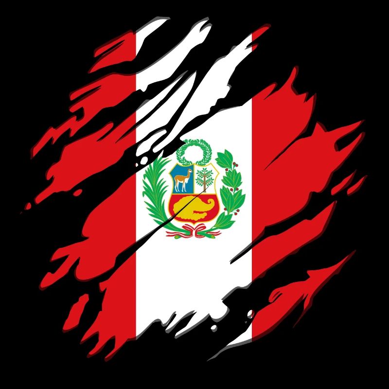Drapeau Pérou Amérique du Sud Cusco drapeau péruvien
