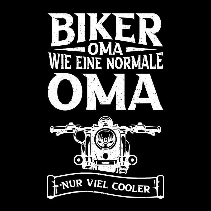 Biker Motorrad Oma Geschenk