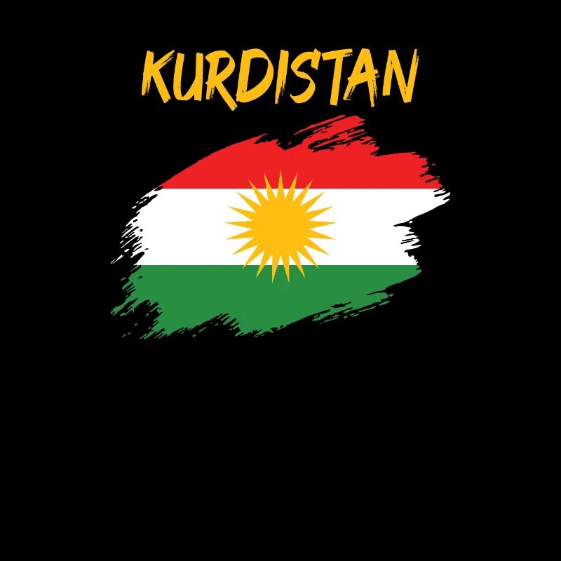 Drapeau drapeau kurde Kurdistan drapeau