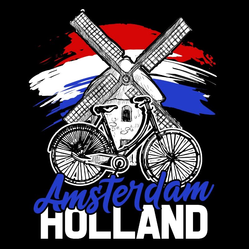 Pays-Bas Tshirt Hollande Amsterdam cadeau drapeau