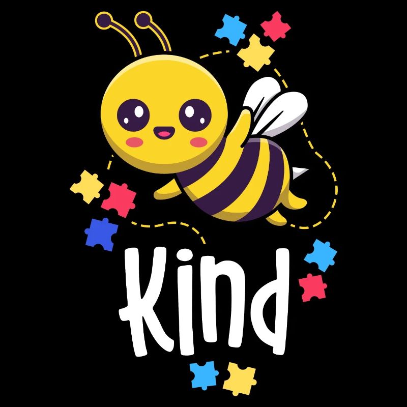 Autismus Bewusstsein Geschenke seien Kind Bee Aspergers