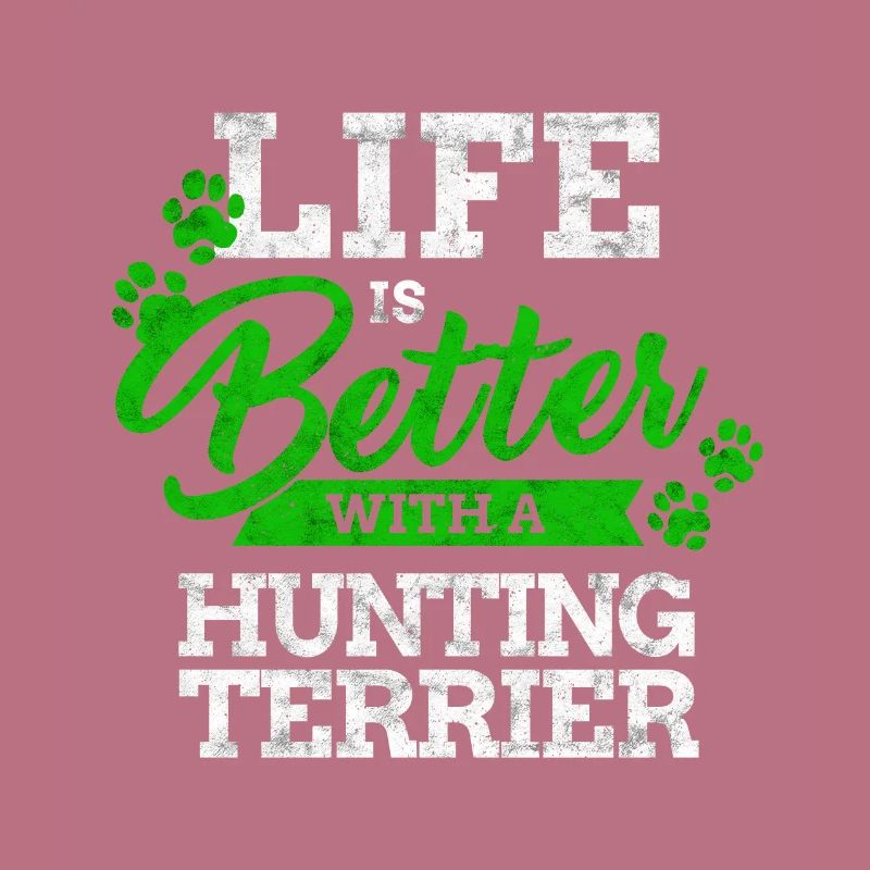 Leben mit Deutscher Jagdterrier Terrier Spruch