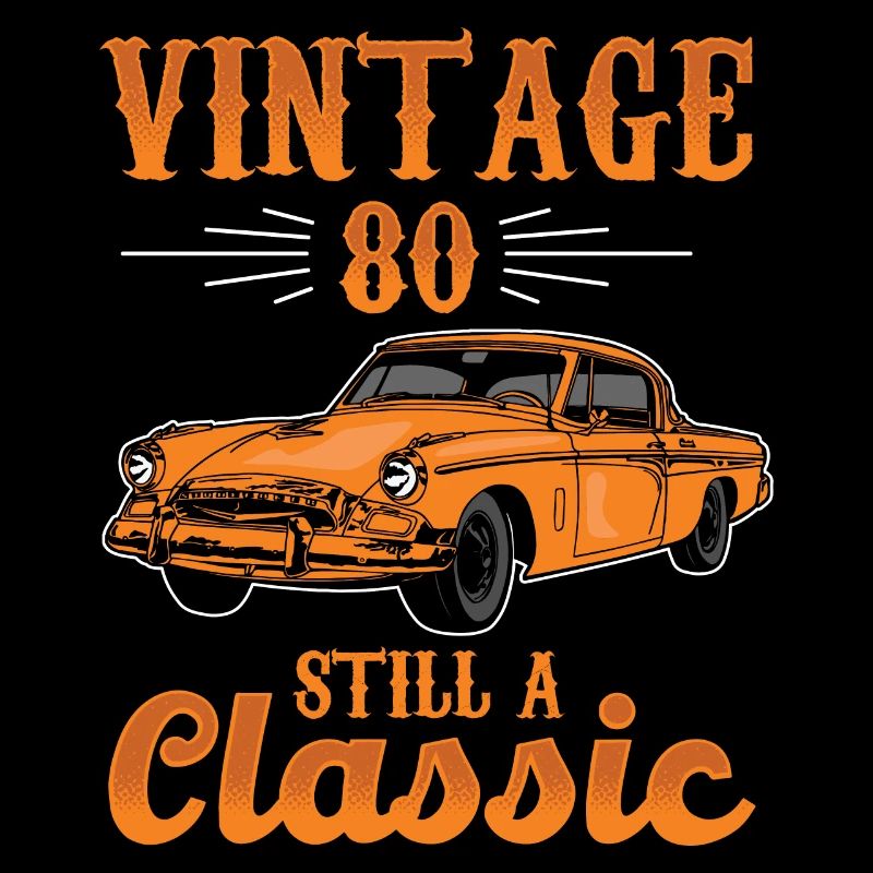 Vintage 80 Still a Classic Tuning Auto Oldtimer