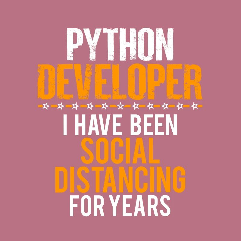 Python Developer Lustiges Shirt, schöne sarkastische T-Shirt
