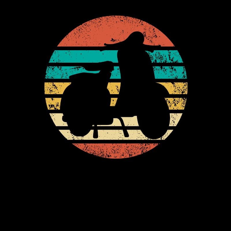 Retro Motorroller Mofa Moped Vintage Roller