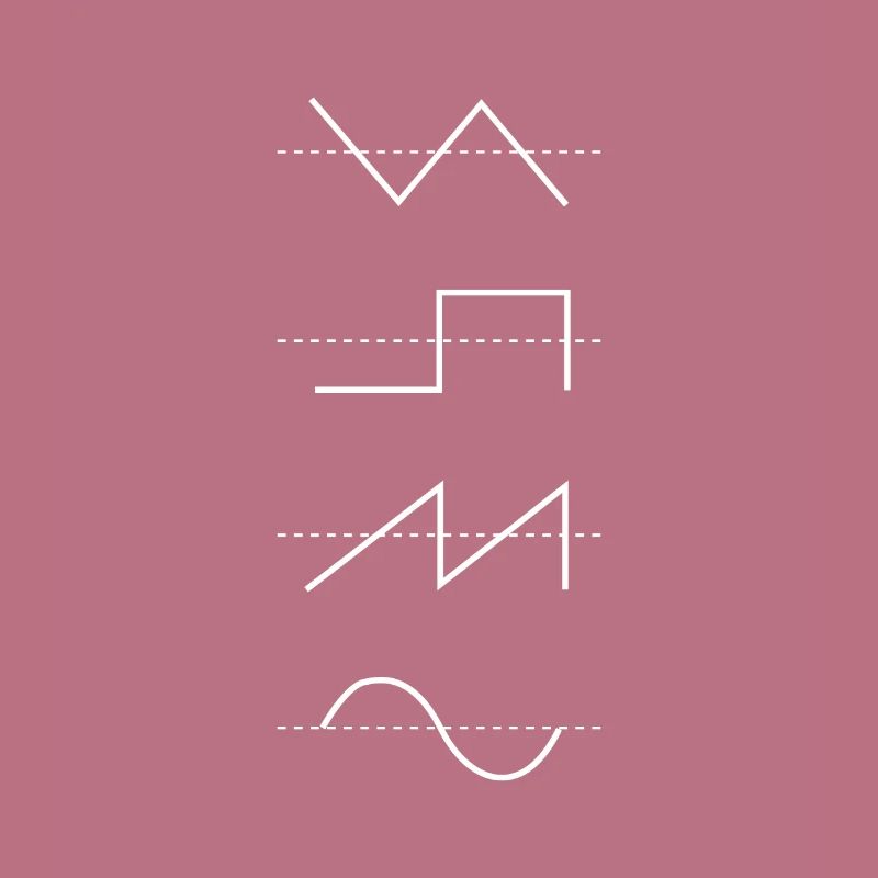 Synthesizer Techno Waveform Synth Nerd