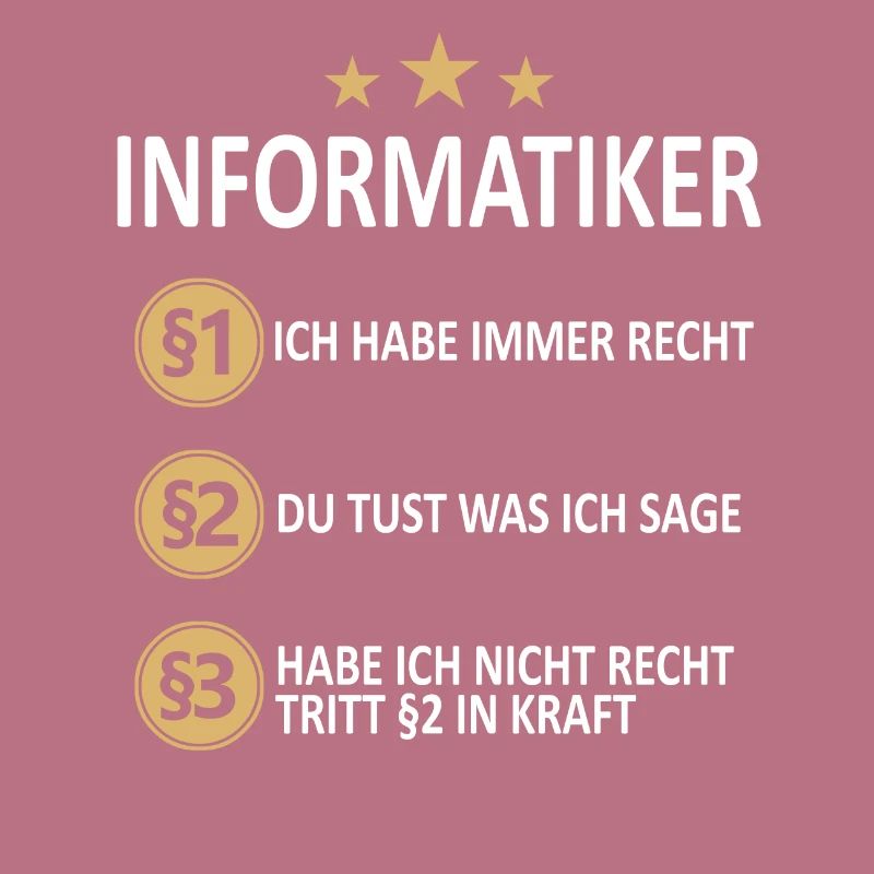 Informatiker Programmierer Informatik Spruch