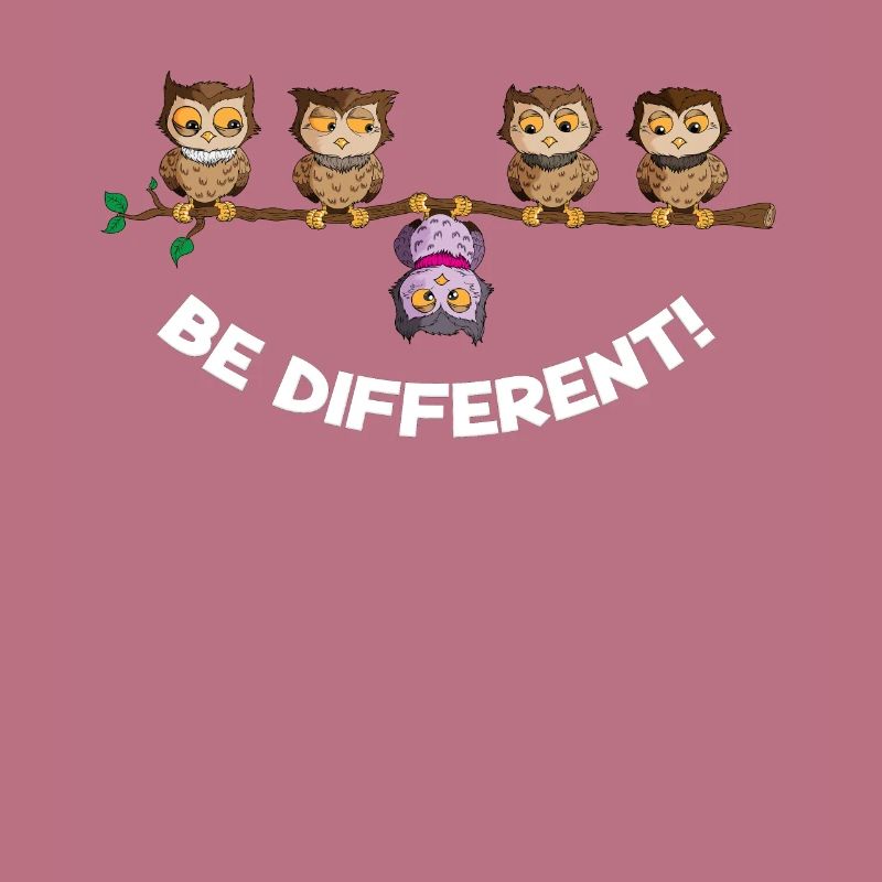 Nachteule be different Eulen Vogel Sei Anders