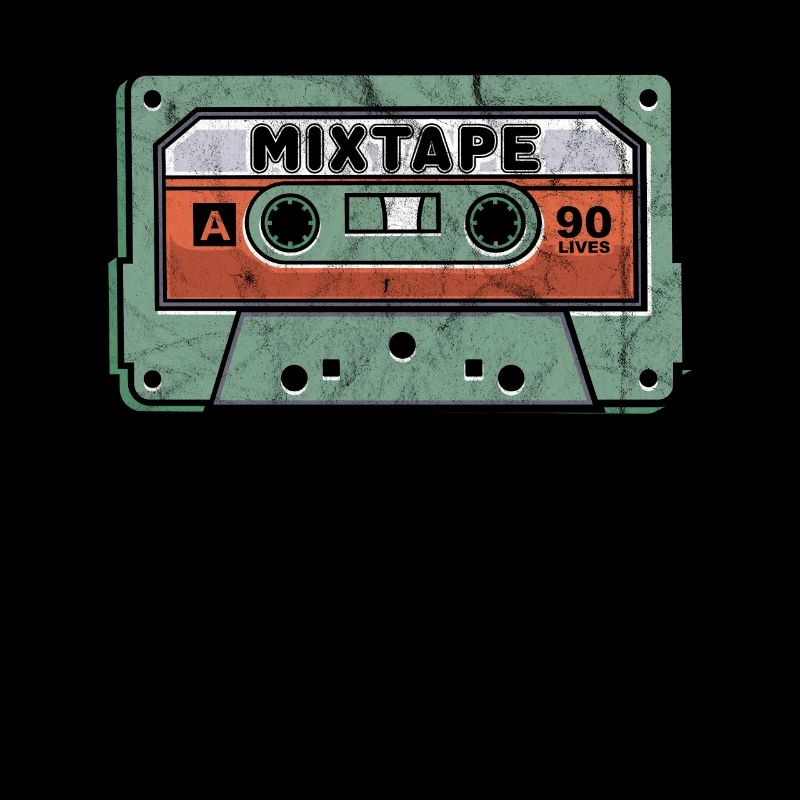 90s Mixtape Cassette Nostalgic 1990's Retro
