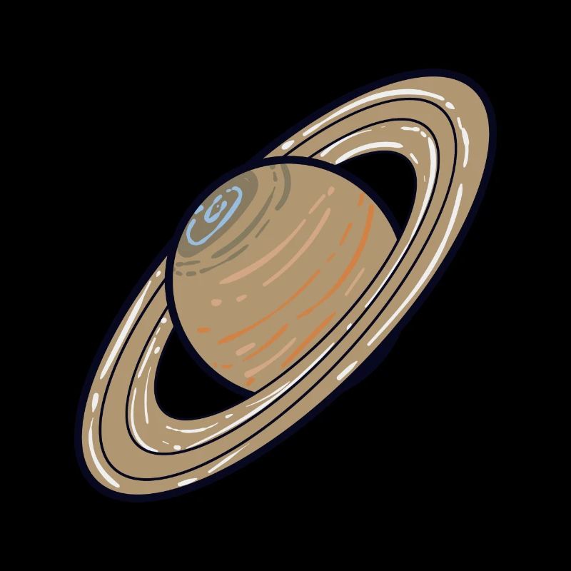 Solar system planet Saturn