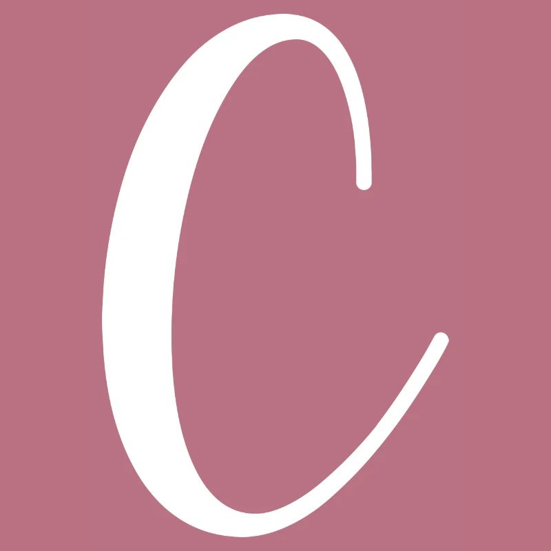 Calligraphie, initiale C