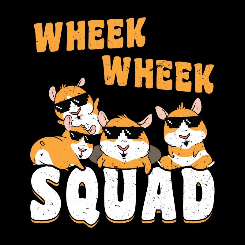 Wheek Wheek Squad drôle de cochon d’Inde