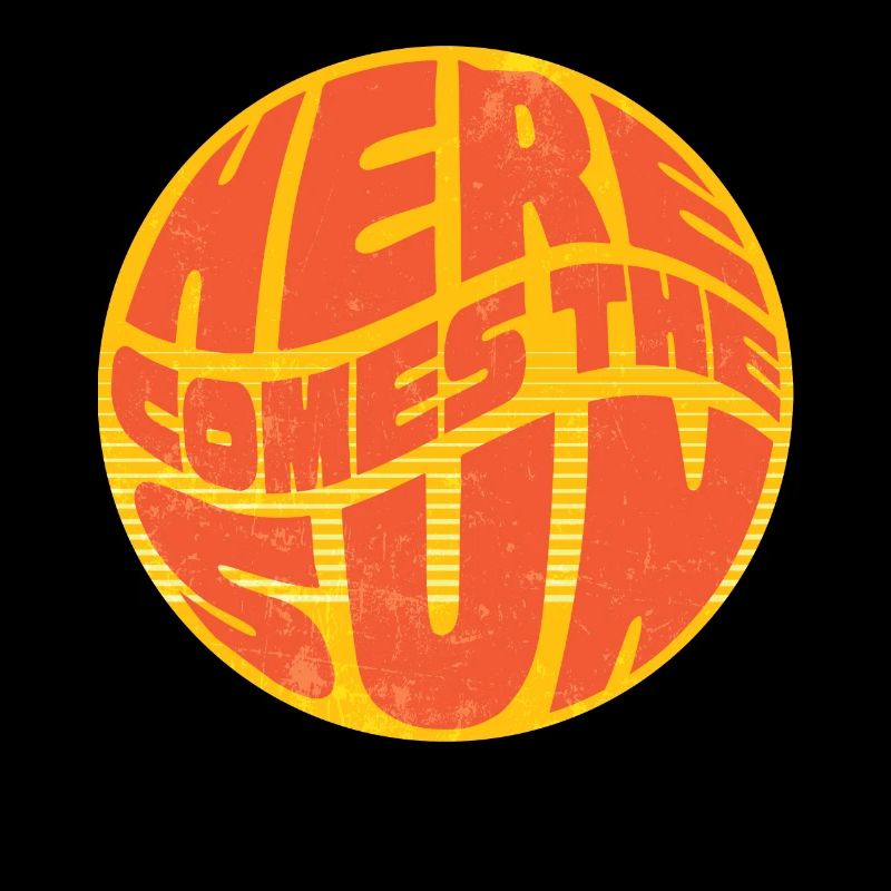 Here comes the sun, retro 70s