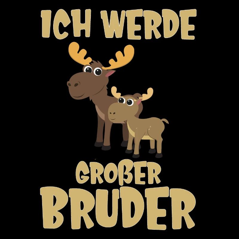 Ich werde großer Bruder Elche