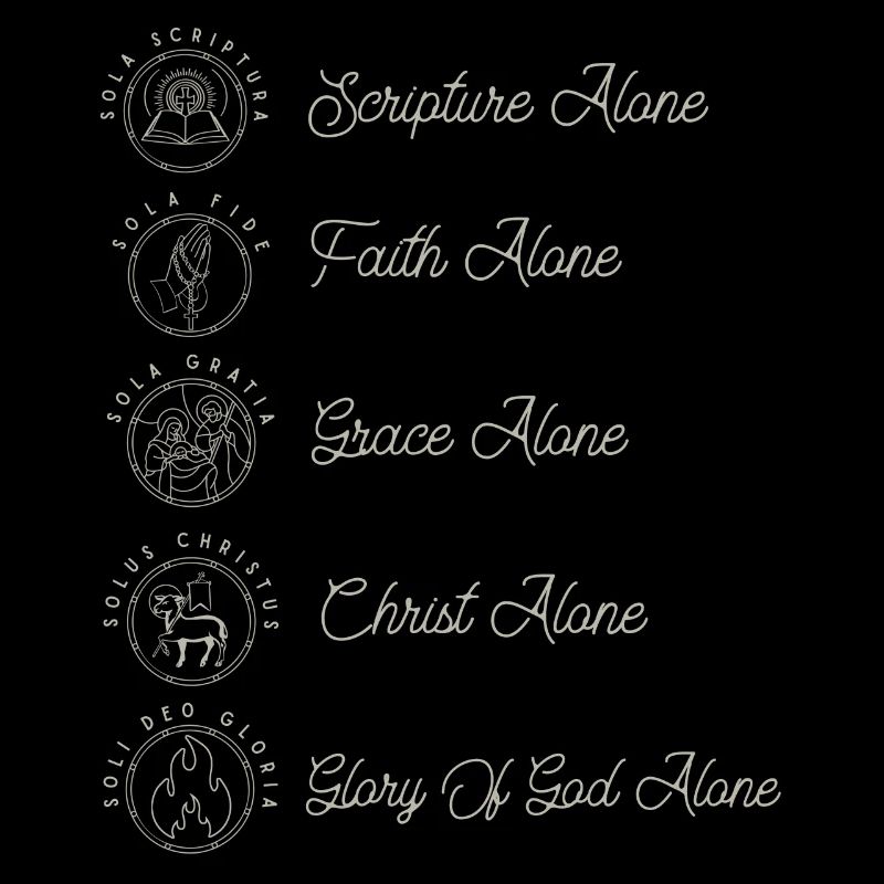 Sola Scriptura Protestantische Reformation 5 Solas