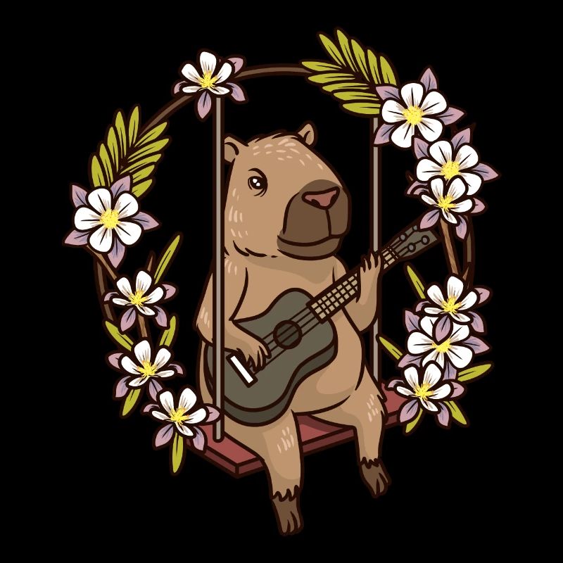 Capybara Roditore Chitarra