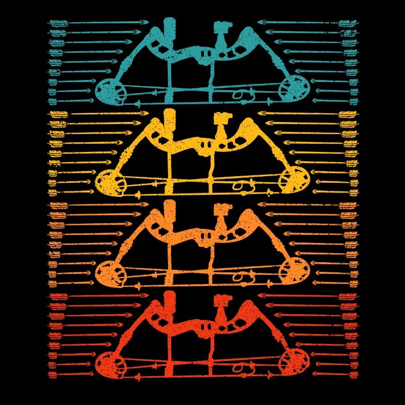 Arc de cible de tir à l’arc et flèche