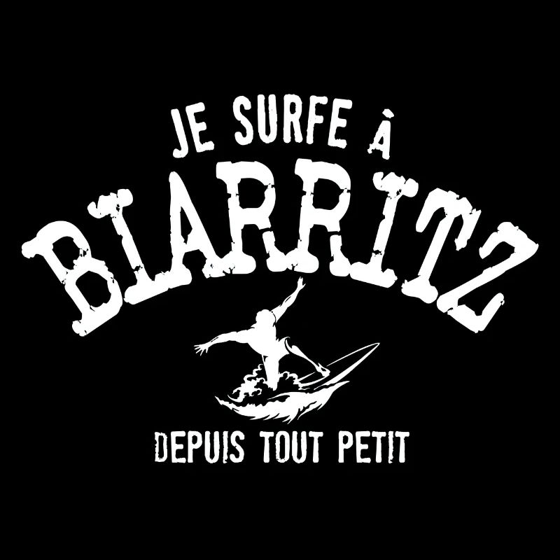 Je surfe à Biarritz depuis tout petit