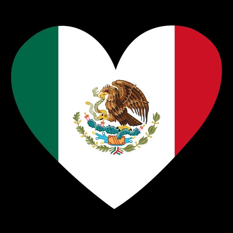 Mexico Flaggenherz