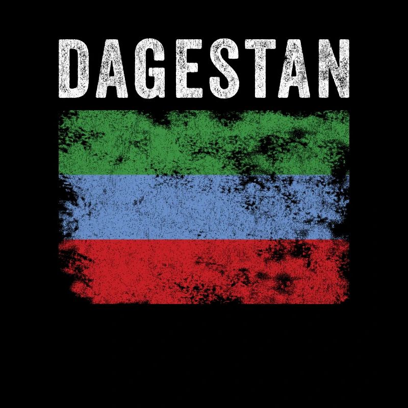 Dagestan Flag Distressed - Dagestan Flag