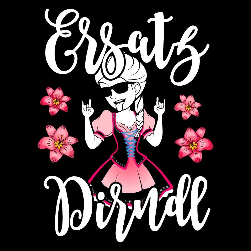 Ersatz Dirndl Trachtenshirt Damen