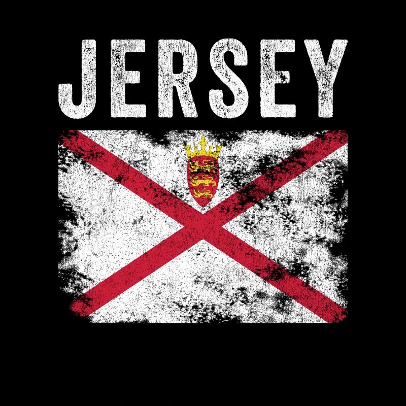 Jersey Flag Distressed - Jersey Flag