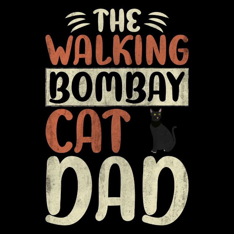Le chat marchant Bombay Papa Kitty Chat Marche