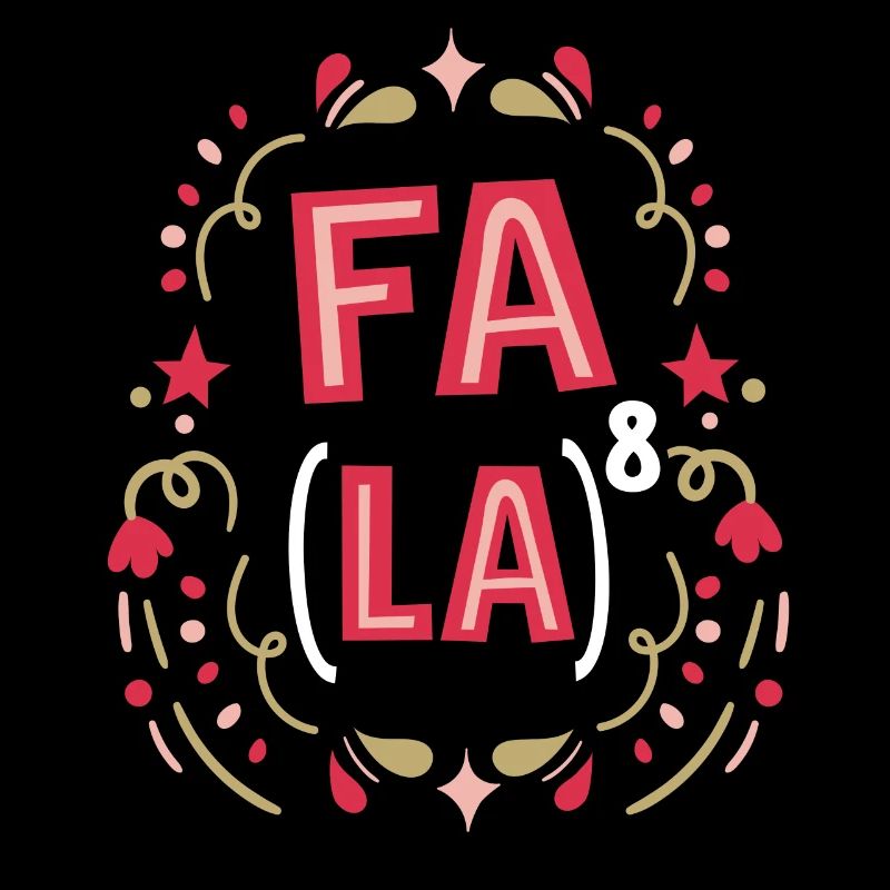 Fa La 8 - Math Teacher Christmas Fa La La
