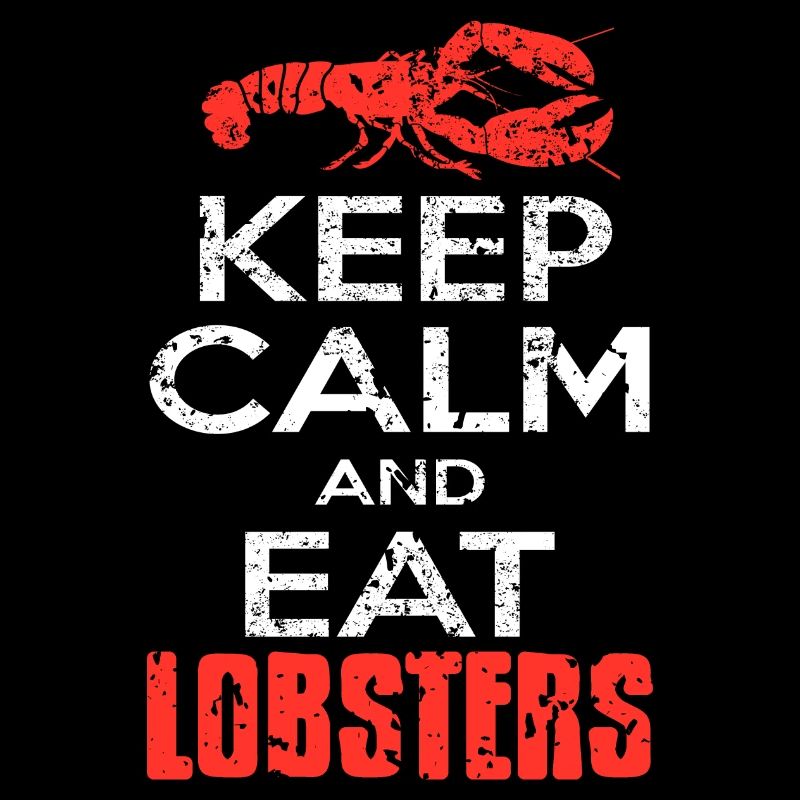 Keep Calm And Eat Lobsters Vintage Funny Present