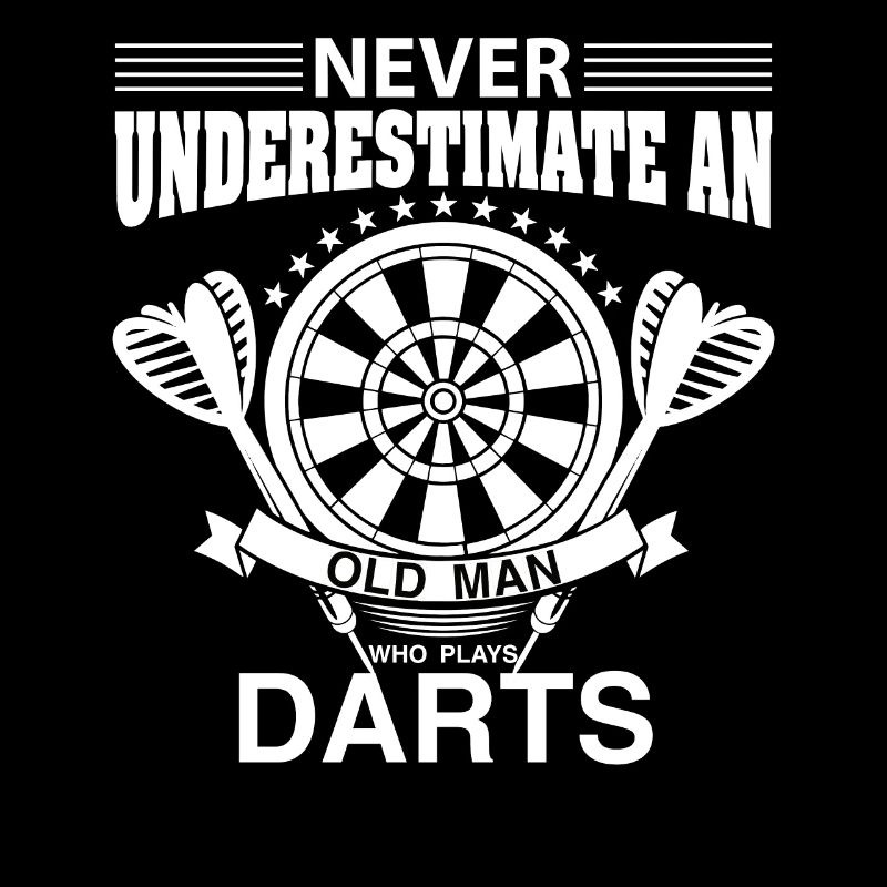 Darts | Old man | Dartboard Darts Player