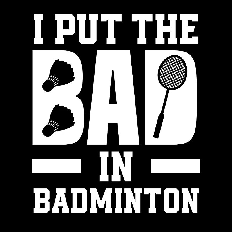 Lustiger Badminton Spruch Geschenk