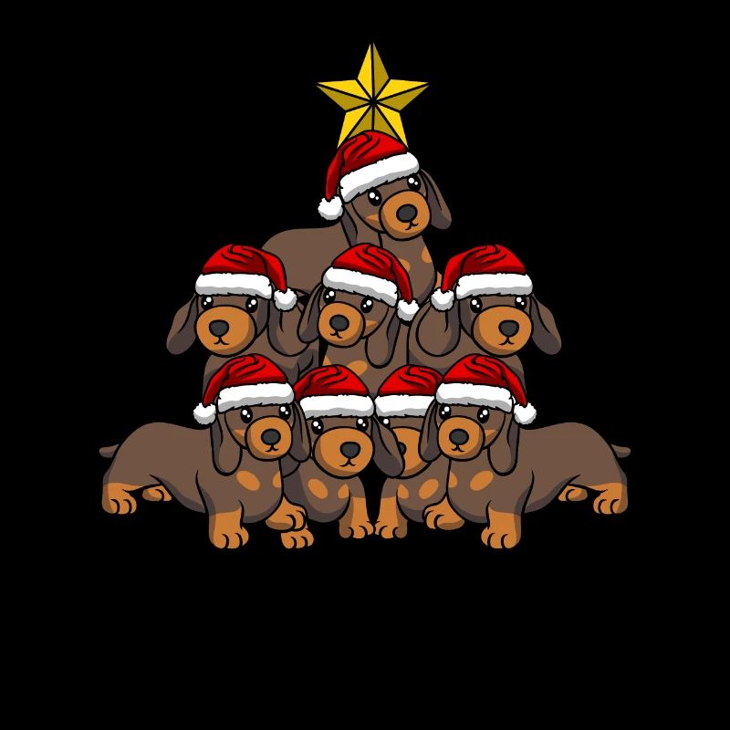 Arbre de Noël teckel
