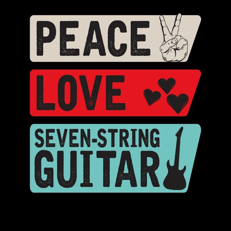 Peace Love Seven-String Guitar Music