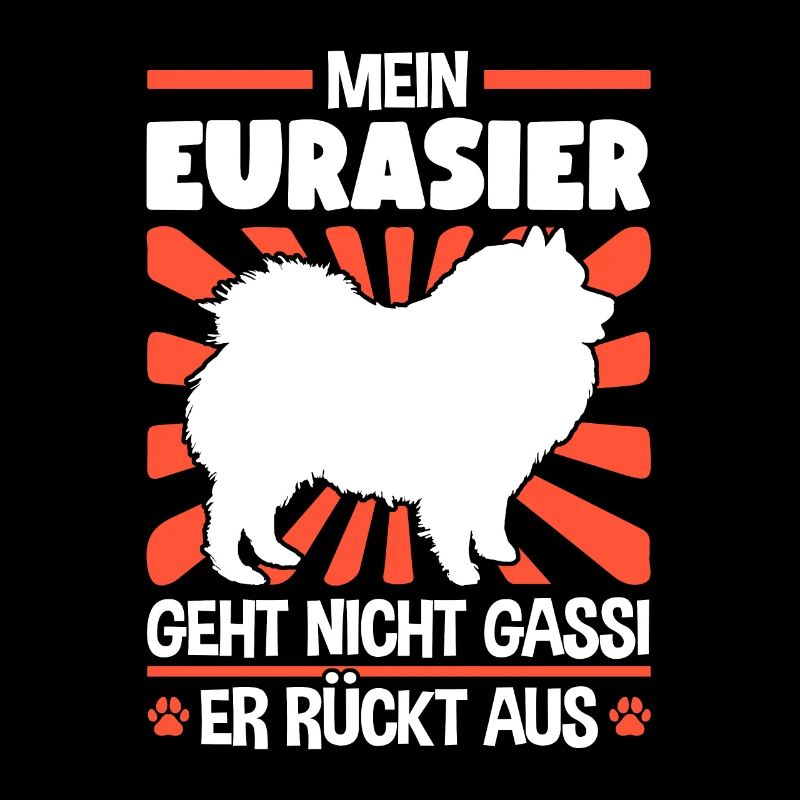 Eurasier Gassi gehen Eurasian Dog