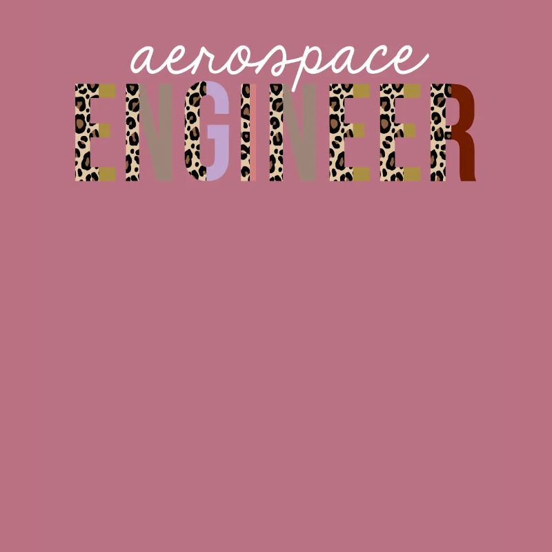 Aerospace Engineer Leopard Print Funny Gift