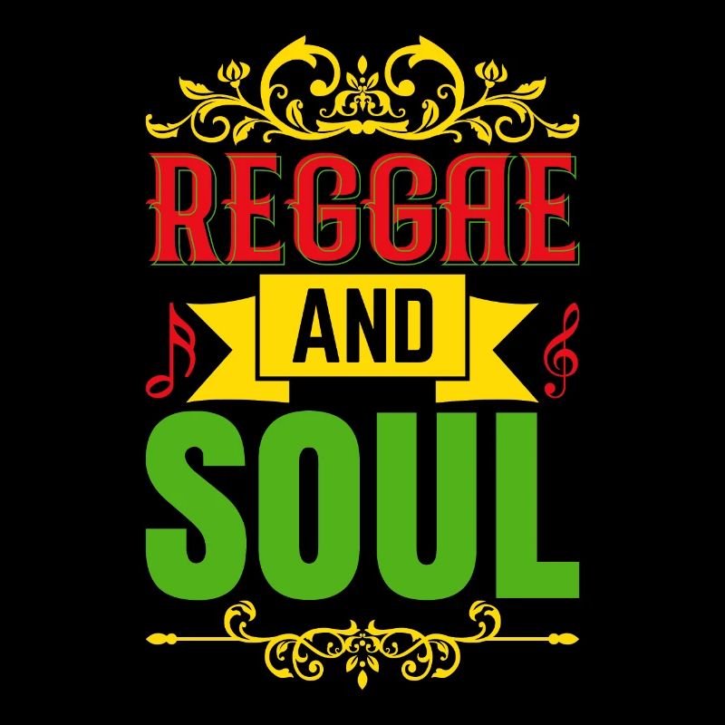 Reggae and Soul Reggae Style Design for