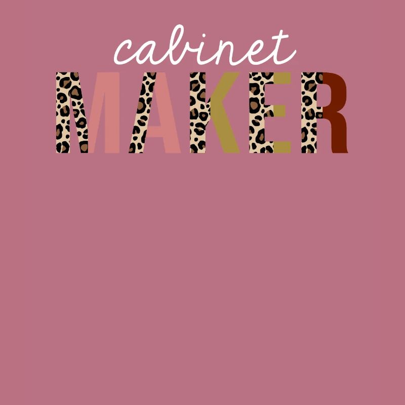 Cabinet Maker Leopard Print Funny Gift