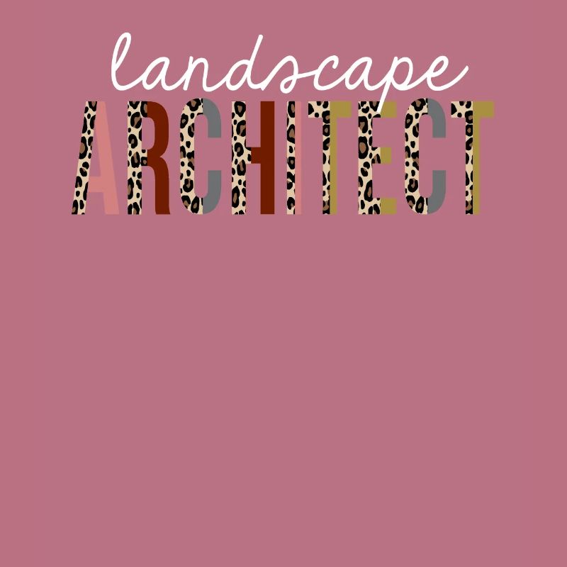 Landscape Architect Leopard Print Funny Gift