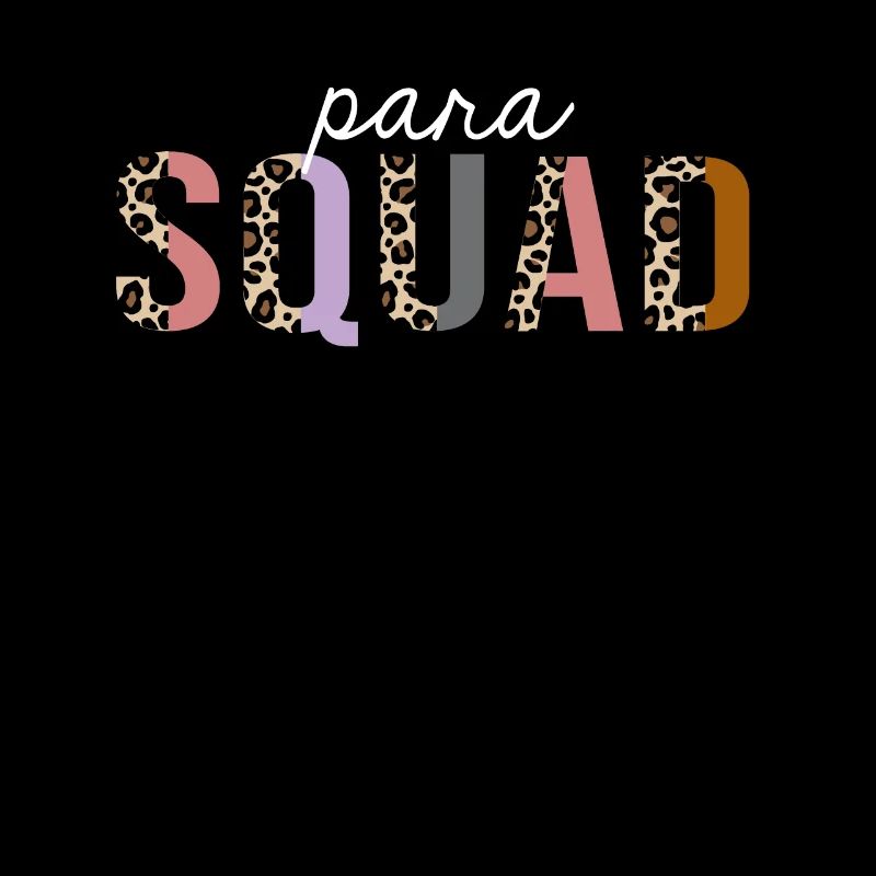 Para Squad Leopard Print Drôle Cadeau
