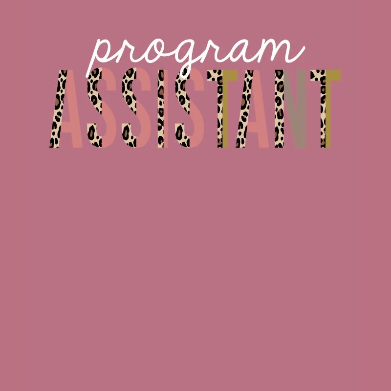 Assistant de programme Leopard Print Funny Gift