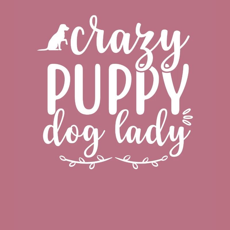 Crazy chiot chien dame