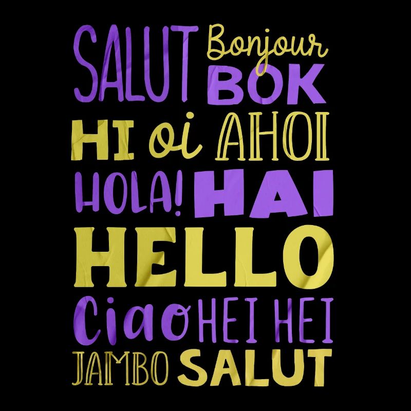 Word Hello Different Languages, Language Teacher