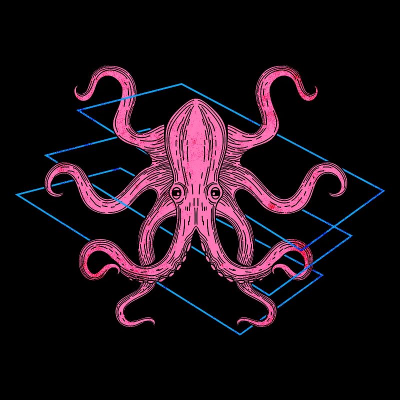 Colored octopus